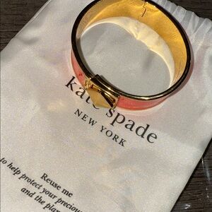 kate spade Gold and Pink Bracelet